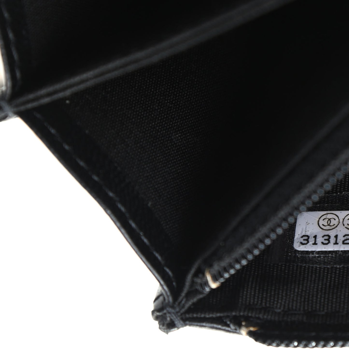 Lambskin Quilted Mini Camellia Bow Wallet On Chain WOC Black