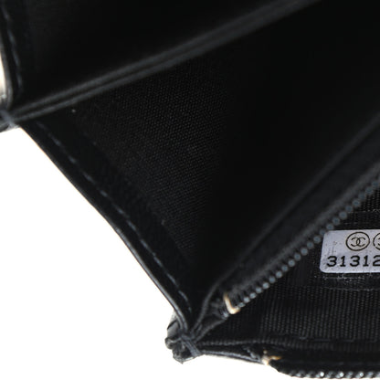 Chanel Lambskin Quilted Mini Camellia Bow Wallet On Chain WOC Black 6 of 9