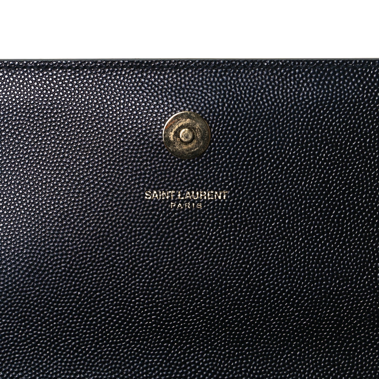 Saint Laurent Grain De Poudre Monogram Cassandre Clutch Black 7 of 7