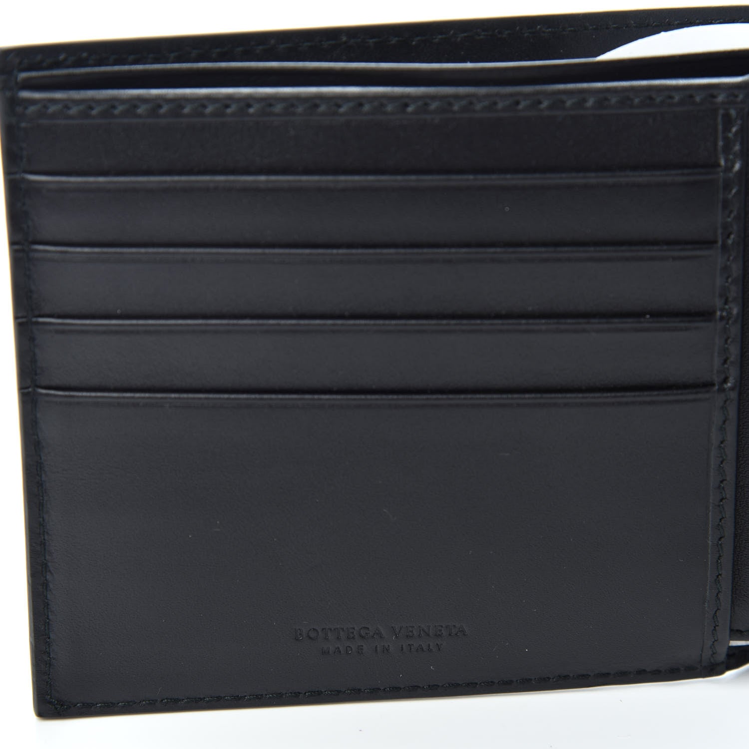 Bottega Veneta Nappa Intrecciato Bi-Fold Wallet Black 6 of 7