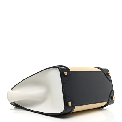 Celine Goatskin Smooth Calfskin Micro Tri-Color Luggage Firefly 4 of 21