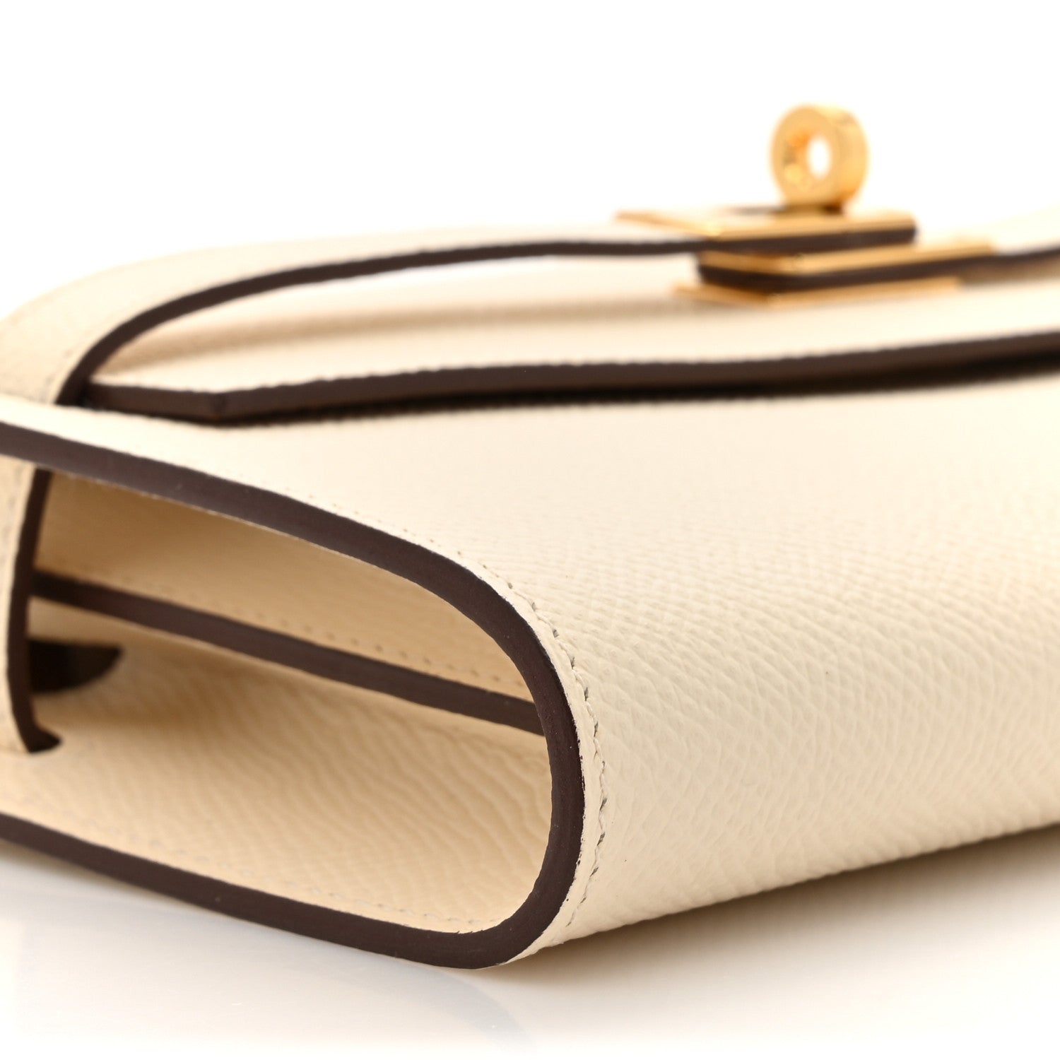 Hermes Epsom Verso Kelly Wallet To Go Nata Sesame 10 of 11