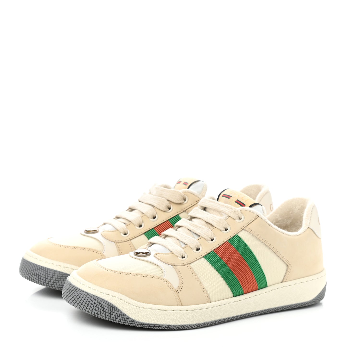 Nylon Nubuck Web Womens Screener Sneakers 39 Mystic White Dusty Milk