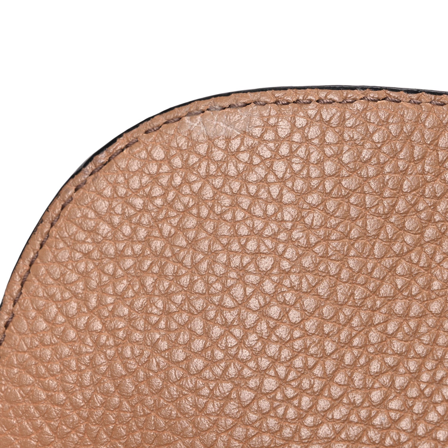 Gucci Pebbled Calfskin Medium Soho Flap Crossbody Camelia 11 of 13