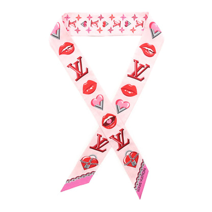 Louis Vuitton Silk Lucky Monogram BB Bandeau Rose Pop 1 of 4