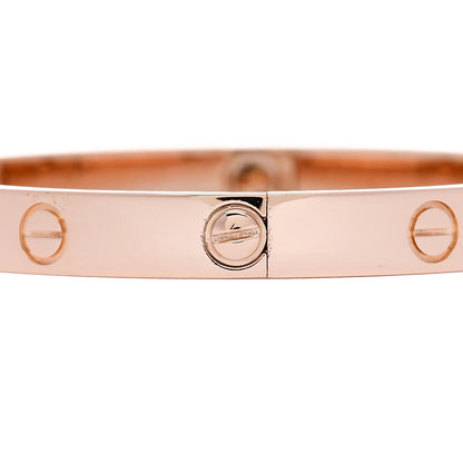 Cartier 18K Pink Gold LOVE Bracelet 17 5 of 8