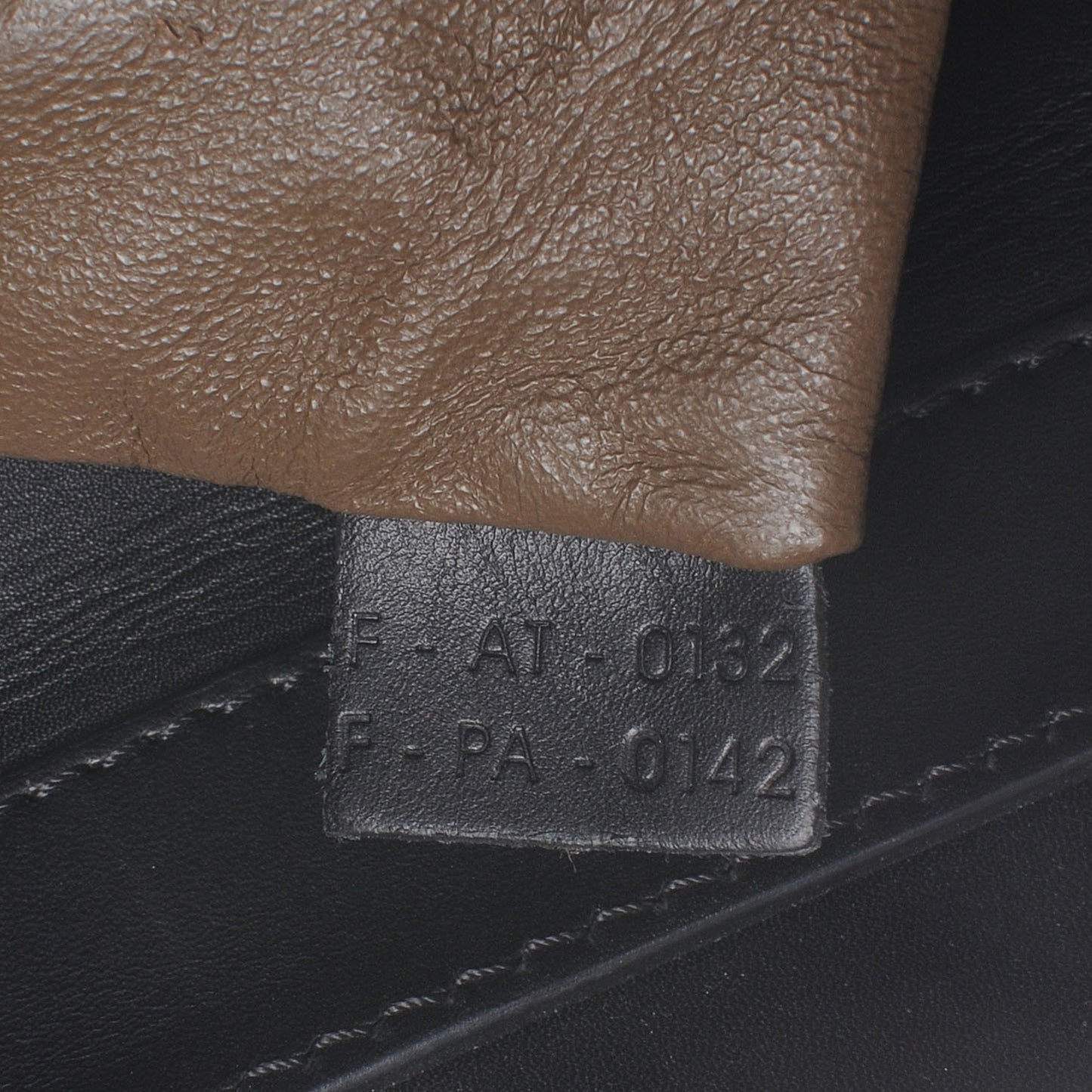 Smooth Calfskin Suede Mini Tri-Color Luggage Black