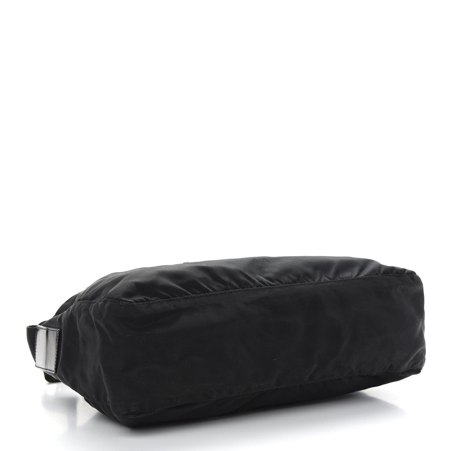 Nylon Tessuto Messenger Bag Black