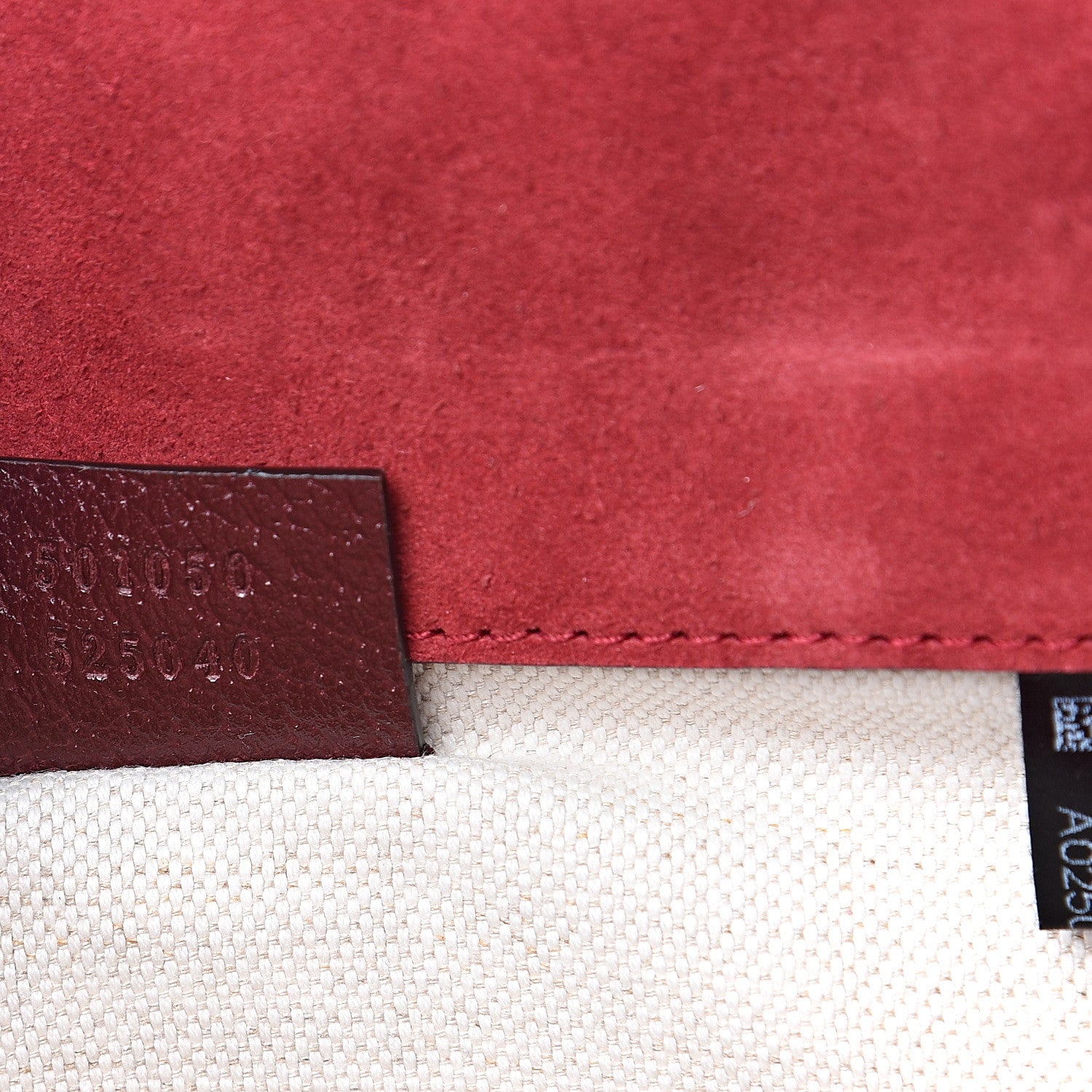 Gucci Suede Web Small Neo Vintage Double Flap Messenger Bag Romantic Cherry Chardonnay 6 of 12