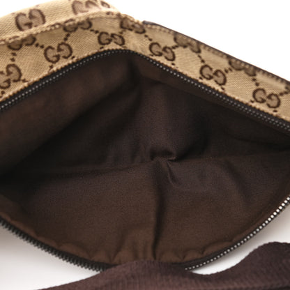 Gucci GG Monogram Double Pocket Belt Bag Dark Brown 5 of 10