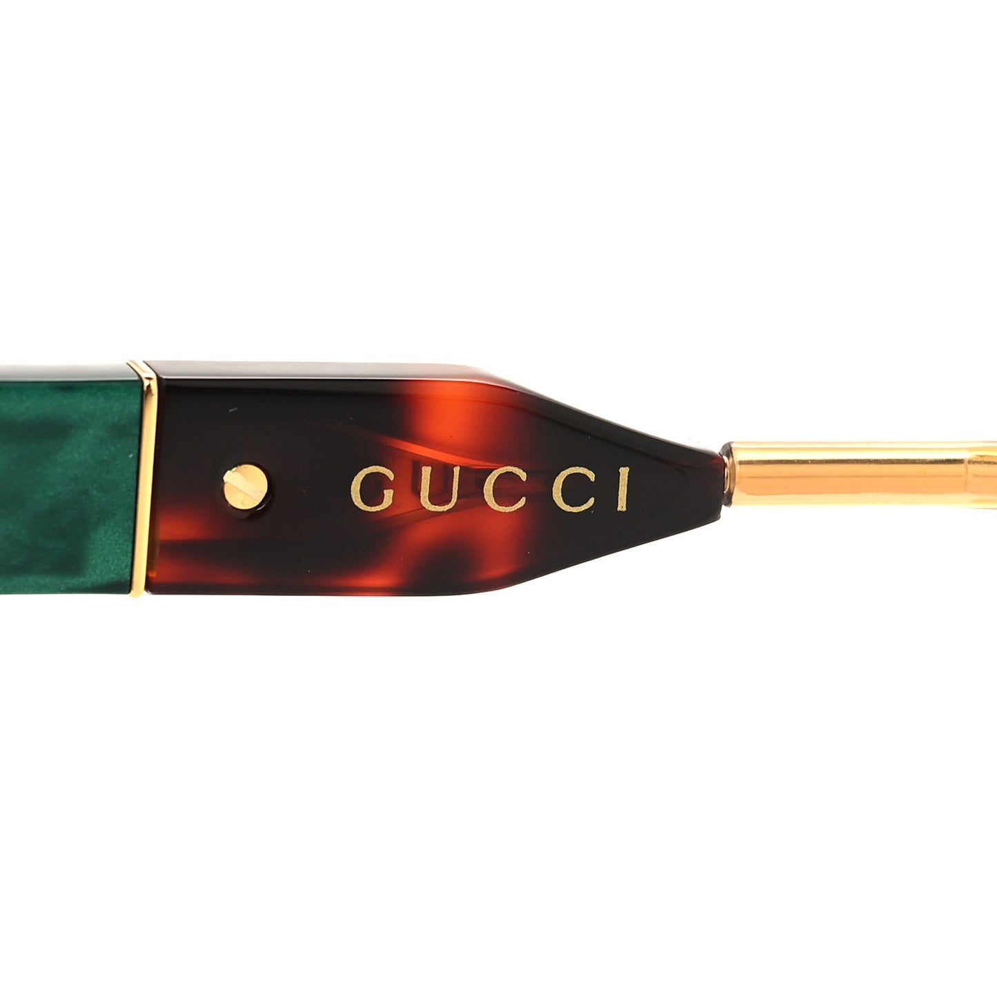 Acetate Square Sunglasses GG0599SA Black Tortoiseshell Pearlescent