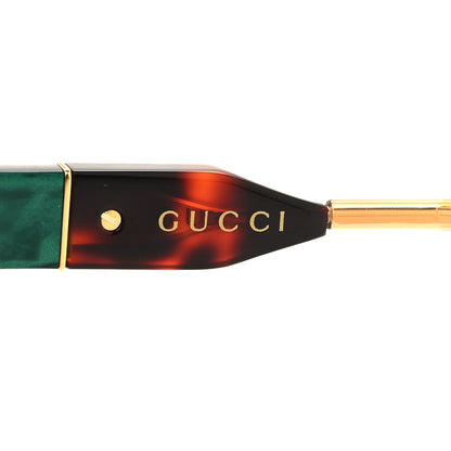 Gucci Acetate Square Sunglasses GG0599SA Black Tortoiseshell Pearlescent 5 of 9