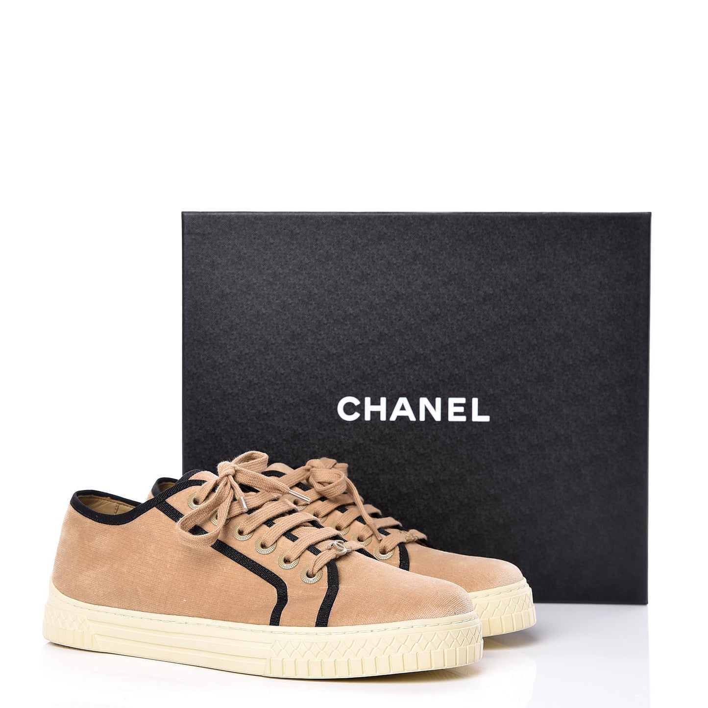 Crepe Suede Lace Up Espadrilles 38 Beige