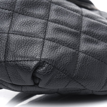 Chanel Grained Calfskin Quilted Waist Belt Bag Black 8 of 10