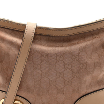 Gucci Metallic Monogram Small Lovely Heart Messenger Pink 8 of 10