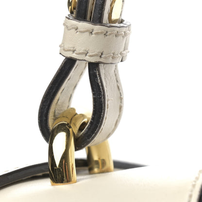 Gucci Calfskin Web Medium Sylvie Top Handle Bag White 14 of 16
