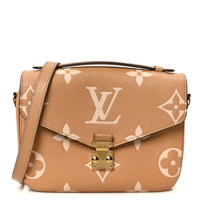 Louis Vuitton Empreinte Monogram Giant Pochette Metis Arizona Beige 1 of 19