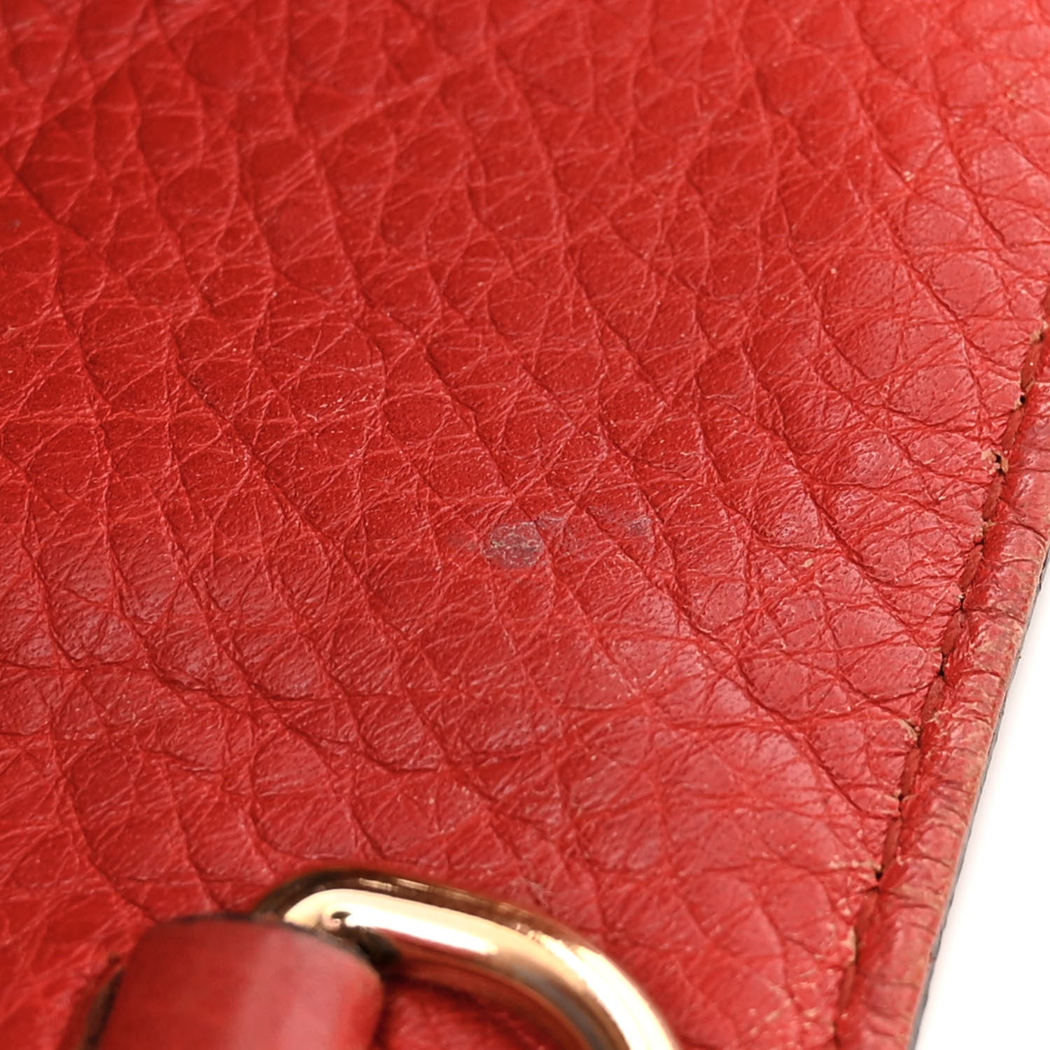 Gucci Pebbled Calfskin Medium Soho Chain Shoulder Bag Sun Orange 15 of 20