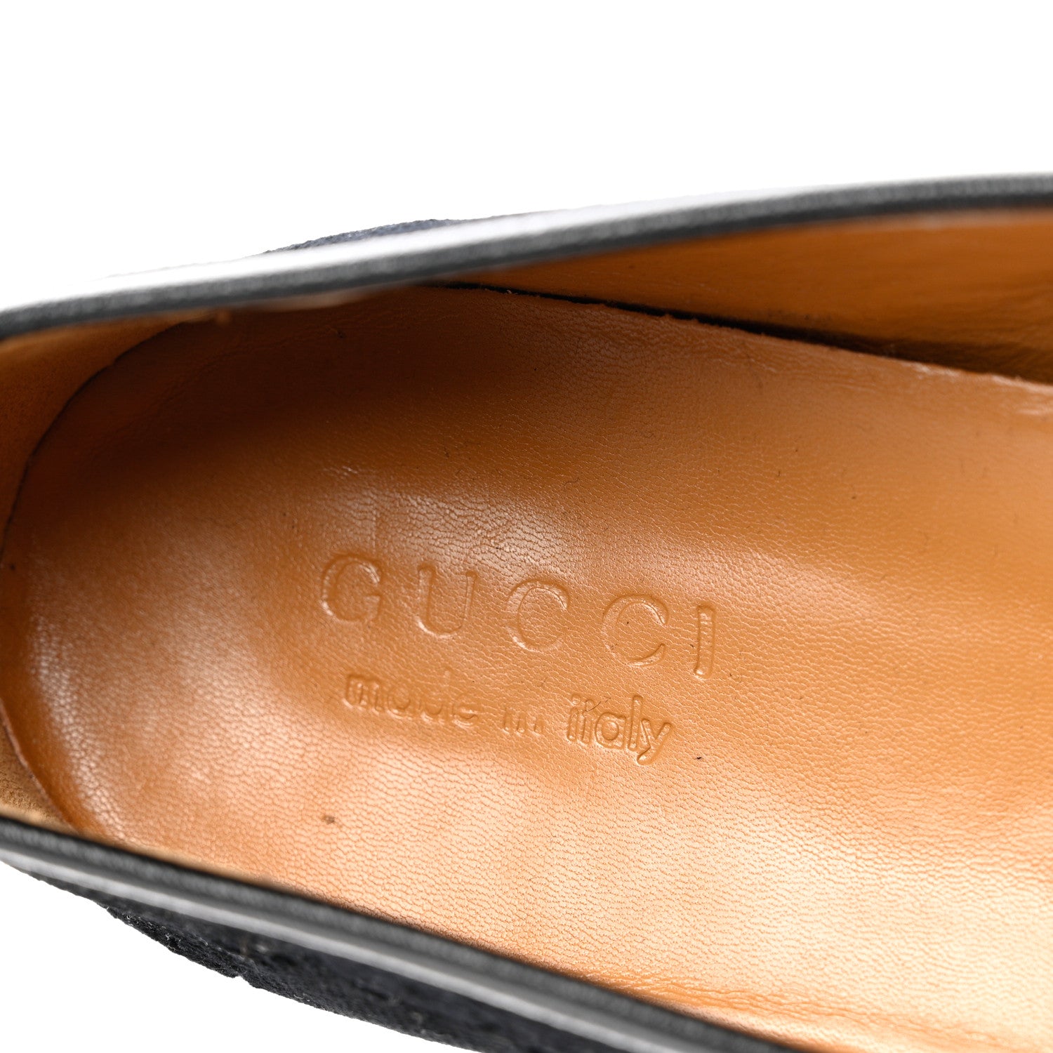 Gucci Velvet GG Monogram Horsebit Mens Jordaan Loafers 10 Black 8 of 8