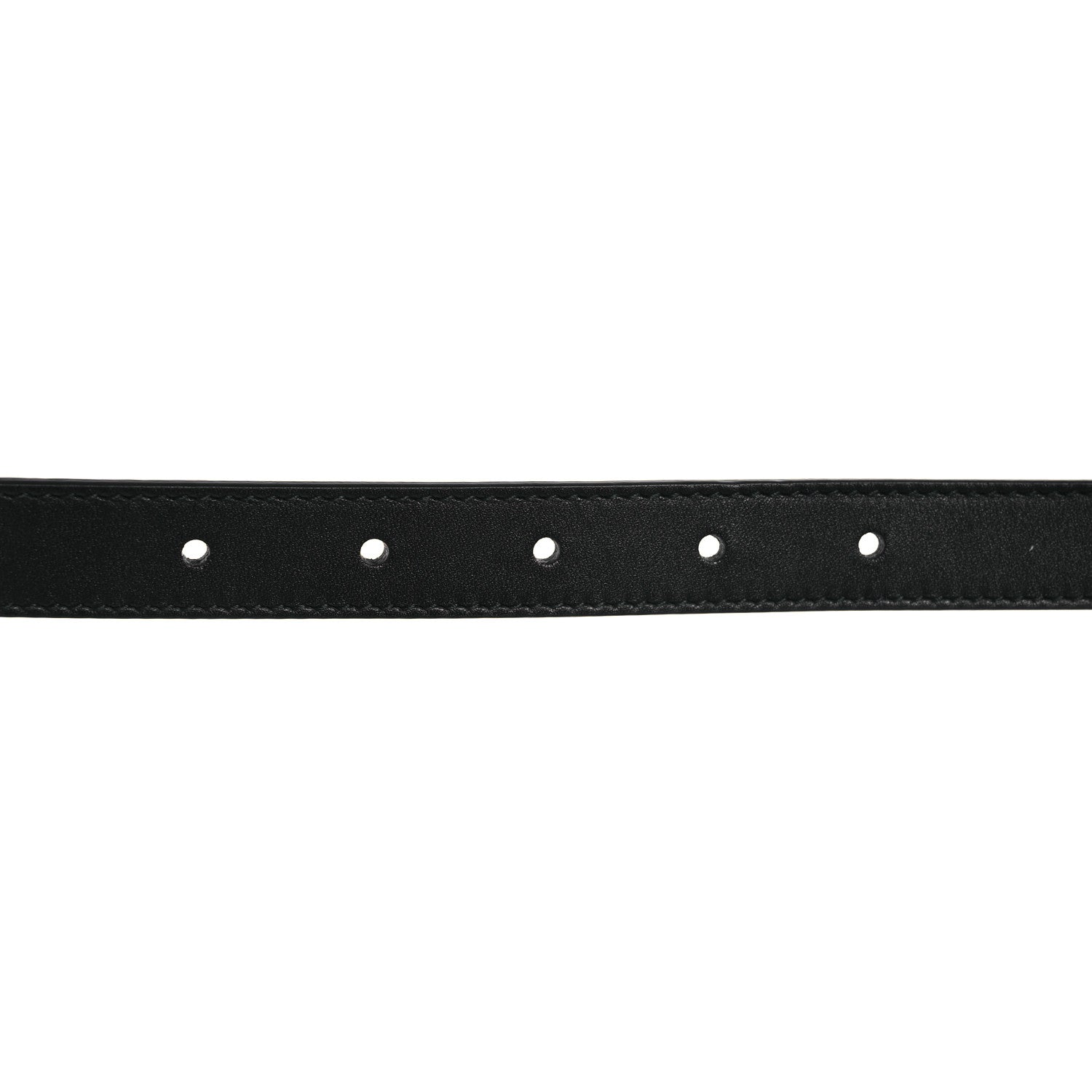 Gucci Calfskin Double G 20mm Belt 80 32 Black 3 of 5