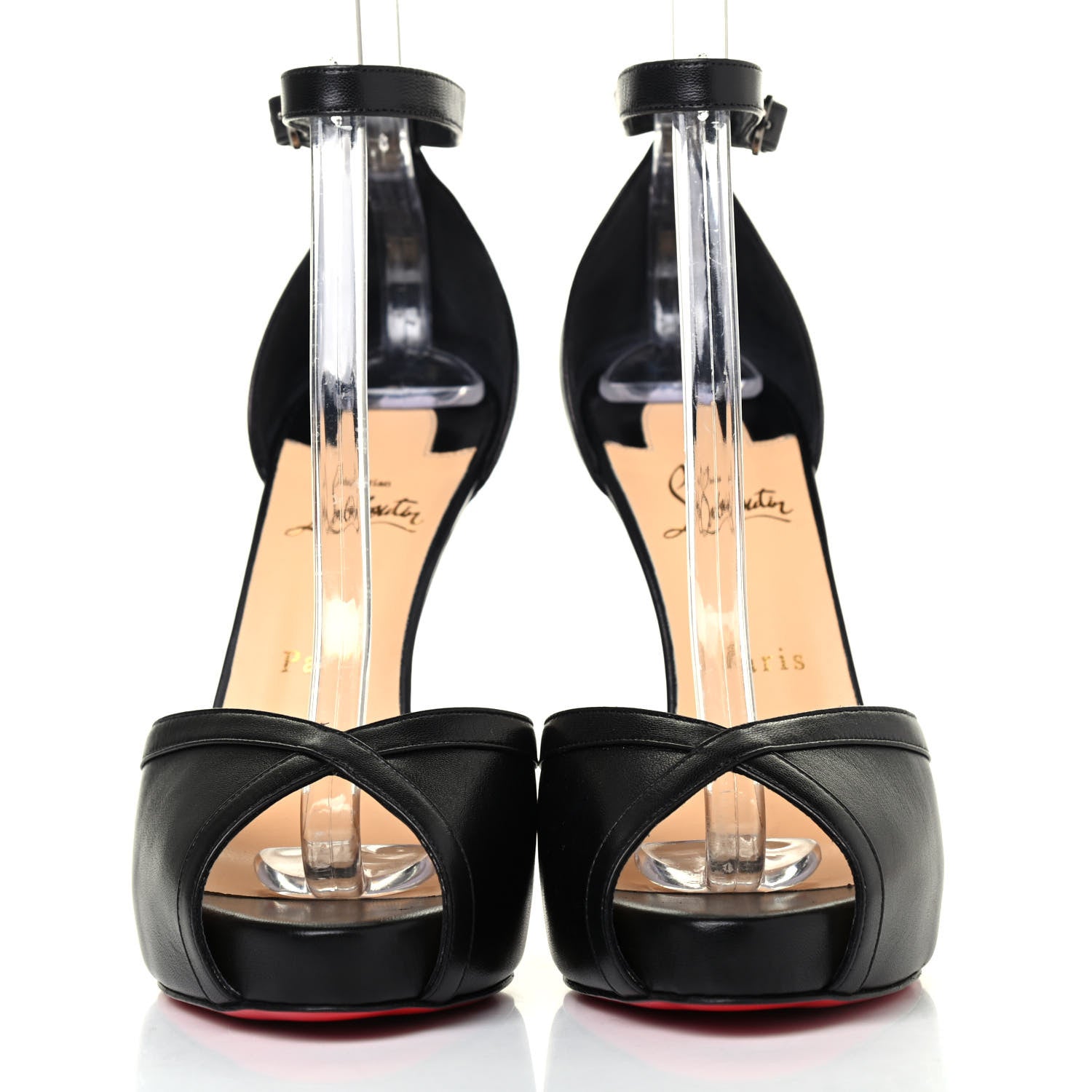 Christian Louboutin Kid Very Cathy 120 Pumps 40.5 Black 3 of 6