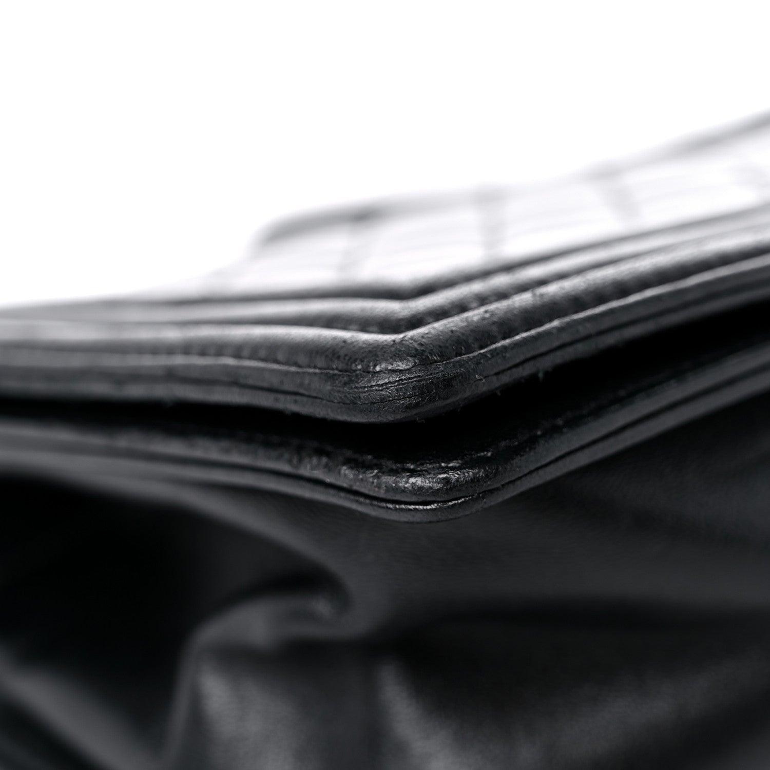Chanel Lambskin Quilted Medium Boy Flap Black 8 of 16