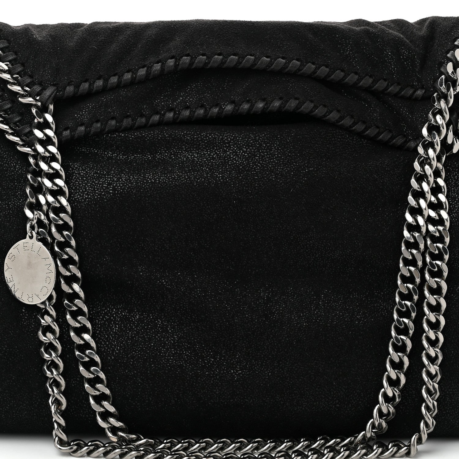Stella McCartney Shaggy Deer Small Falabella Tote Black 8 of 10