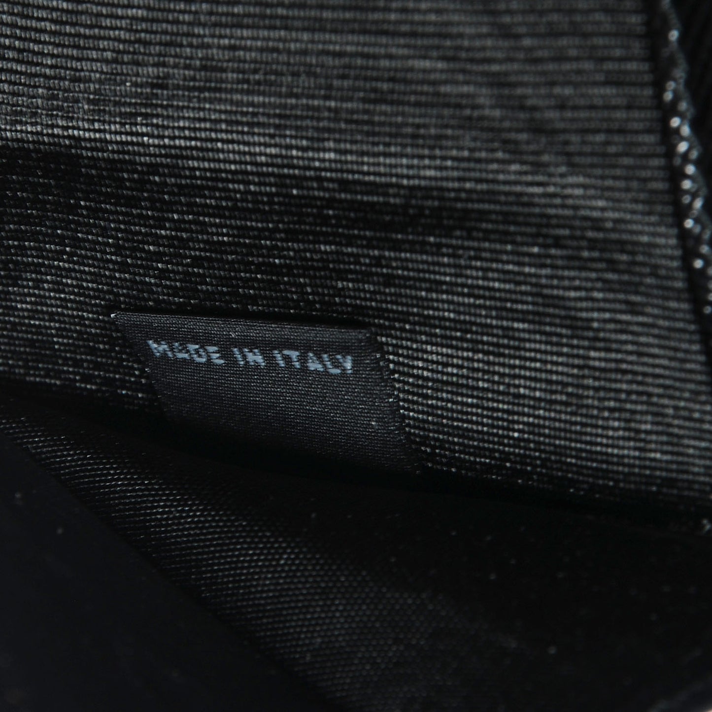 Saffiano Zip Around Document Wallet Nero Black