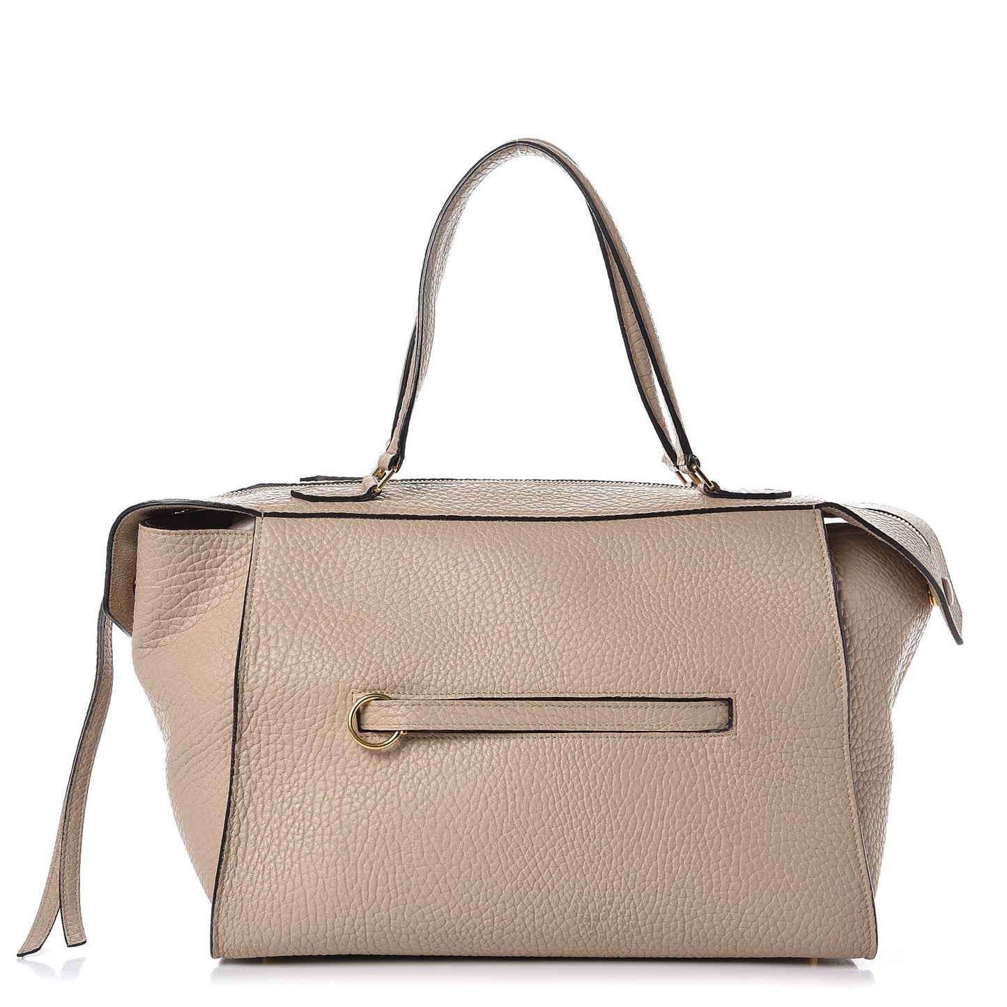 Bullhide Calfskin Small Ring Bag Dune