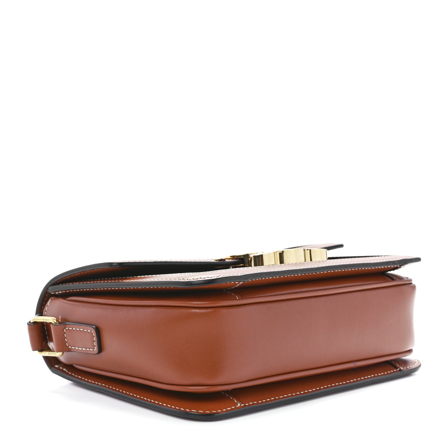 Calfskin Triomphe Canvas Teen Triomphe Bag Tan