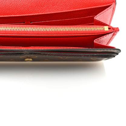 Louis Vuitton Monogram Sarah Wallet NM Coquelicot 7 of 9