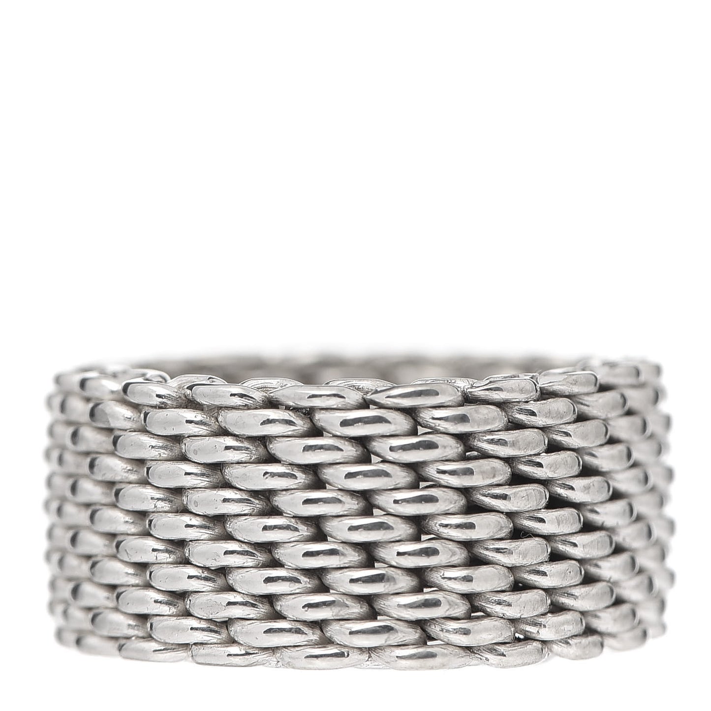 Sterling Silver Mesh Somerset Ring 48 4.5