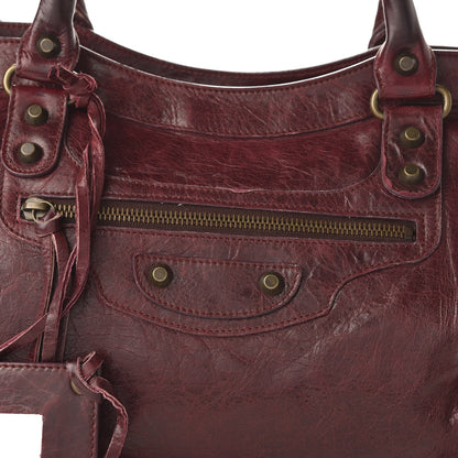 Balenciaga Agneau Classic Hardware City Bordeaux 11 of 11