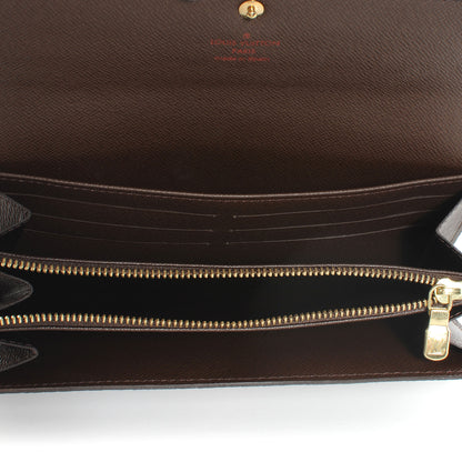 Louis Vuitton Damier Ebene Sarah Wallet 6 of 8
