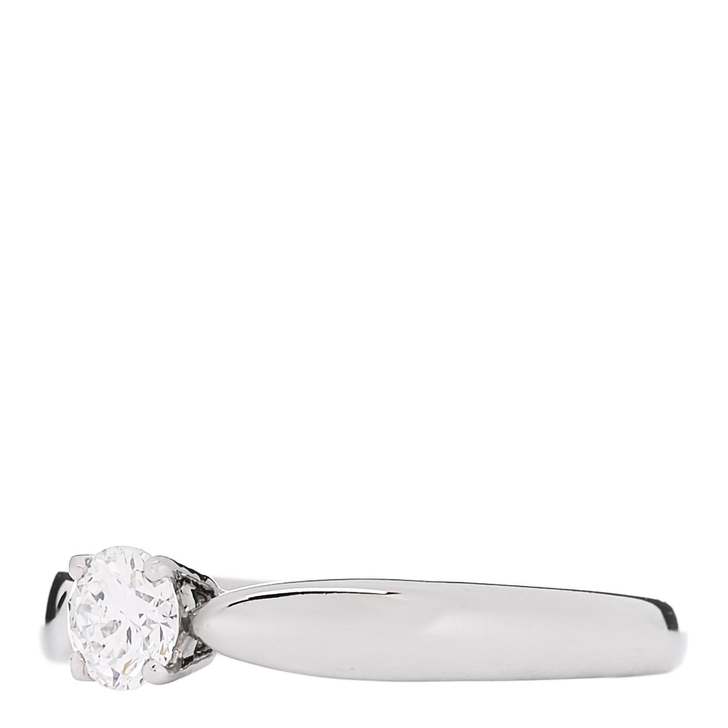 Platinum Diamond .23ct Harmony Solitaire Engagement Ring 48 4.5