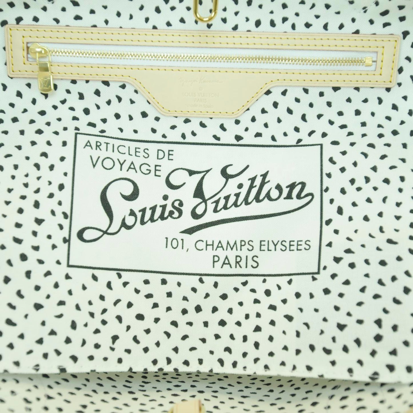 Monogram Kusama Waves Neverfull MM White