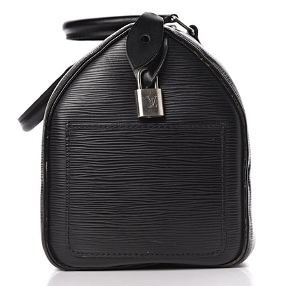 Louis Vuitton Epi Speedy 25 Black 13 of 16