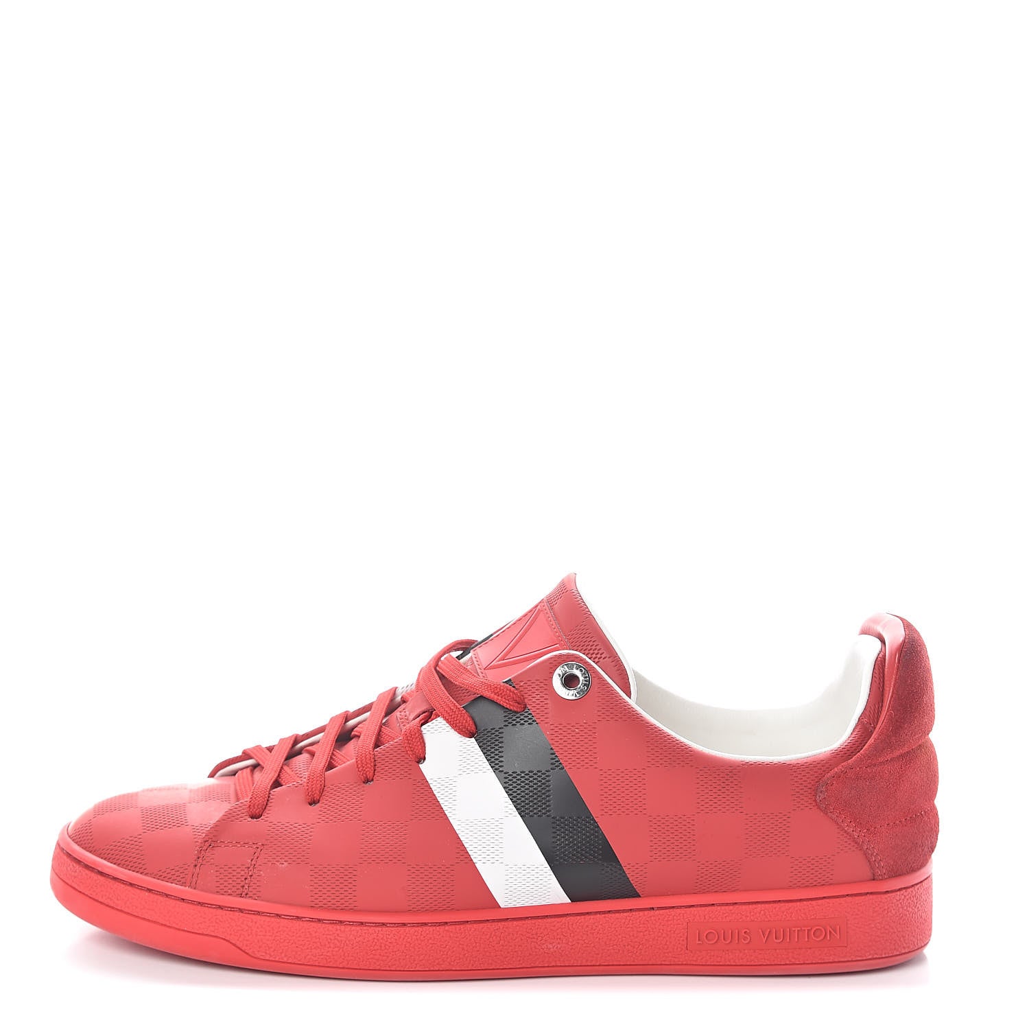 Louis Vuitton Damier Infini Frontrow Sneakers 7 Rouge 1 of 8