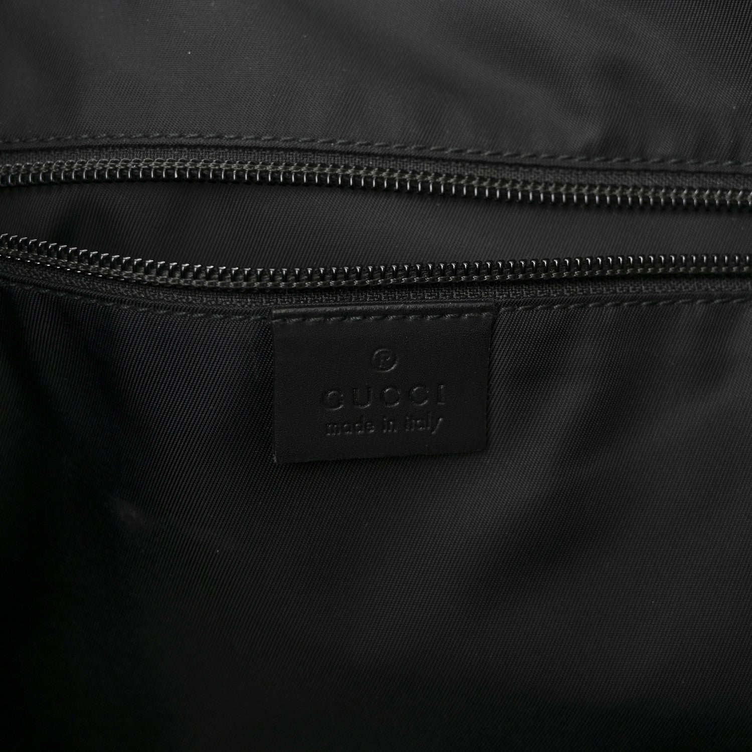 Gucci GG Supreme Monogram Calfskin Web Medium Flat Messenger Bag Beige Ebony Black 6 of 10