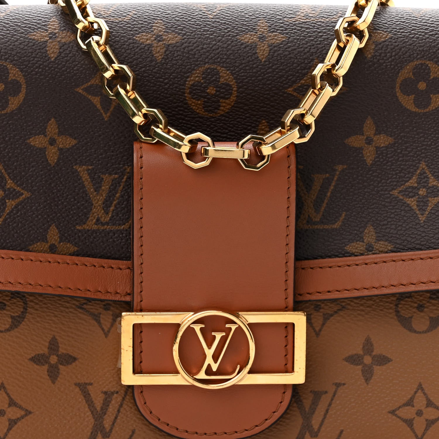 Louis Vuitton Reverse Monogram Dauphine MM 7 of 9