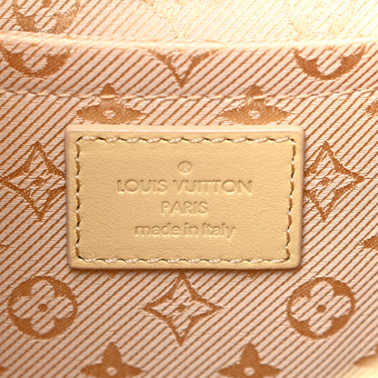 Louis Vuitton Calfskin Quilted Monogram Altair Clutch Jaune Pale 7 of 8