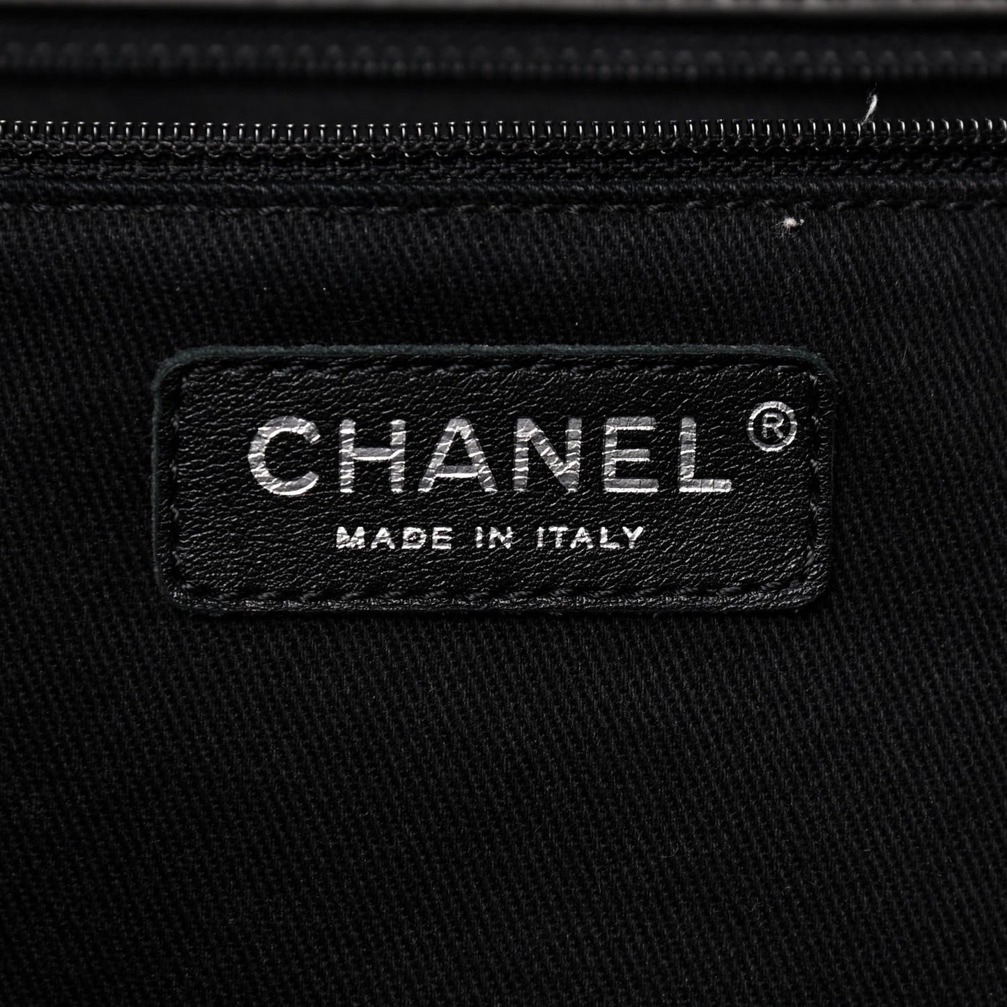 Calfskin Quilted Large In The Business Tote Black