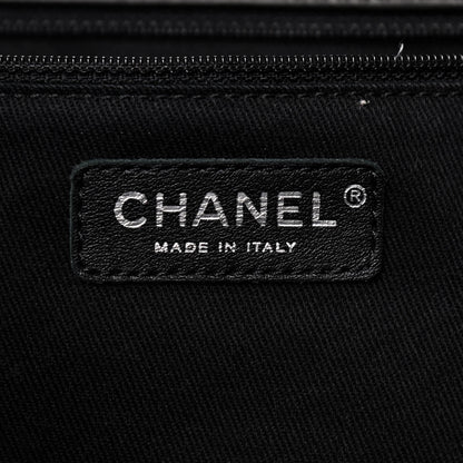Chanel Calfskin Quilted Large In The Business Tote Black 7 of 9