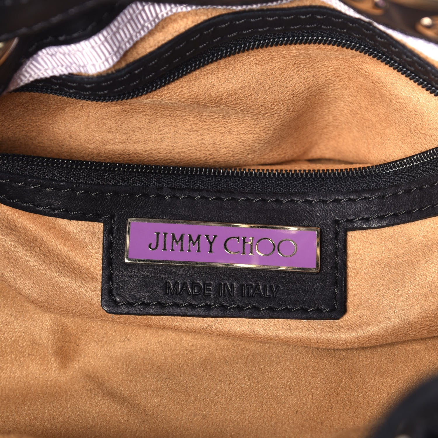 Jimmy Choo Calfskin Riki Black 6 of 8