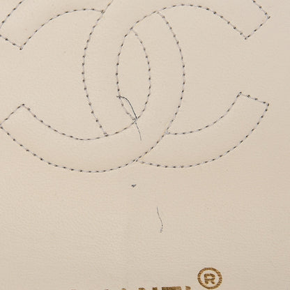 Chanel Lambskin Quilted Small Half Moon Flap Ivory 7 of 13