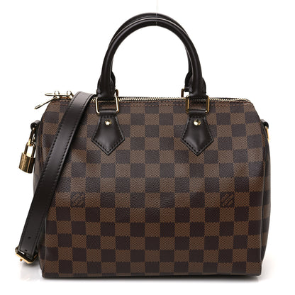 Louis Vuitton Damier Ebene Speedy Bandouliere 25 1 of 10