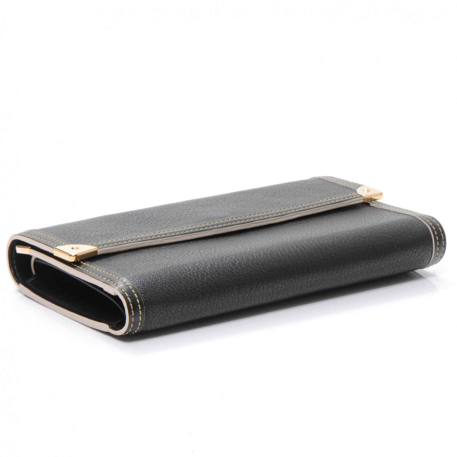 Louis Vuitton Suhali Porte Tresor International Wallet Black 4 of 8