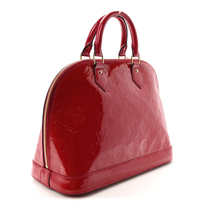 Louis Vuitton Vernis Alma PM  Pomme D'Amour 3 of 9