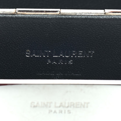 Saint Laurent Metal Mirrored Mini Smoking Box Crossbody Bag Silver 6 of 7