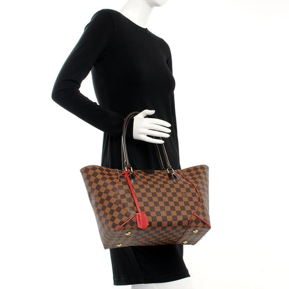 Louis Vuitton Damier Ebene Caissa Tote MM Cherry 2 of 8